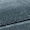 Royal Hampton 32 Inch Modular Ottoman, Box Cushion Seat, Wood Legs, Slate Blue Fabric - 4 of 4