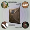 Clam Quick-Set Wind and Sun Panel Attachment for Escape Sport Screen Shelter Canopy Tent with Carrying Bag, Accessory Only, Brown (6 Pack) - 4 of 4
