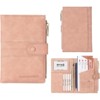 Clotth Travel Wallet - Slim RFID Blocking Passport Holder for Women & Men with Zipper Pocket & Card Slot,Fashionable & Easy-to-Use Organizer - 2 of 4