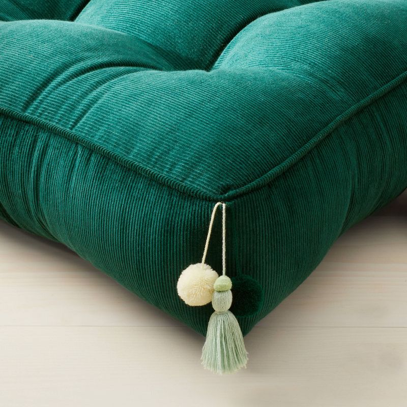 Oversized Corduroy Floor Pillow with Tassels - Opalhouse™ designed with Jungalow™, 4 of 13