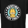 Women's - Garfield - Resting Cat Face Short Sleeve Graphic T-Shirt - image 2 of 4