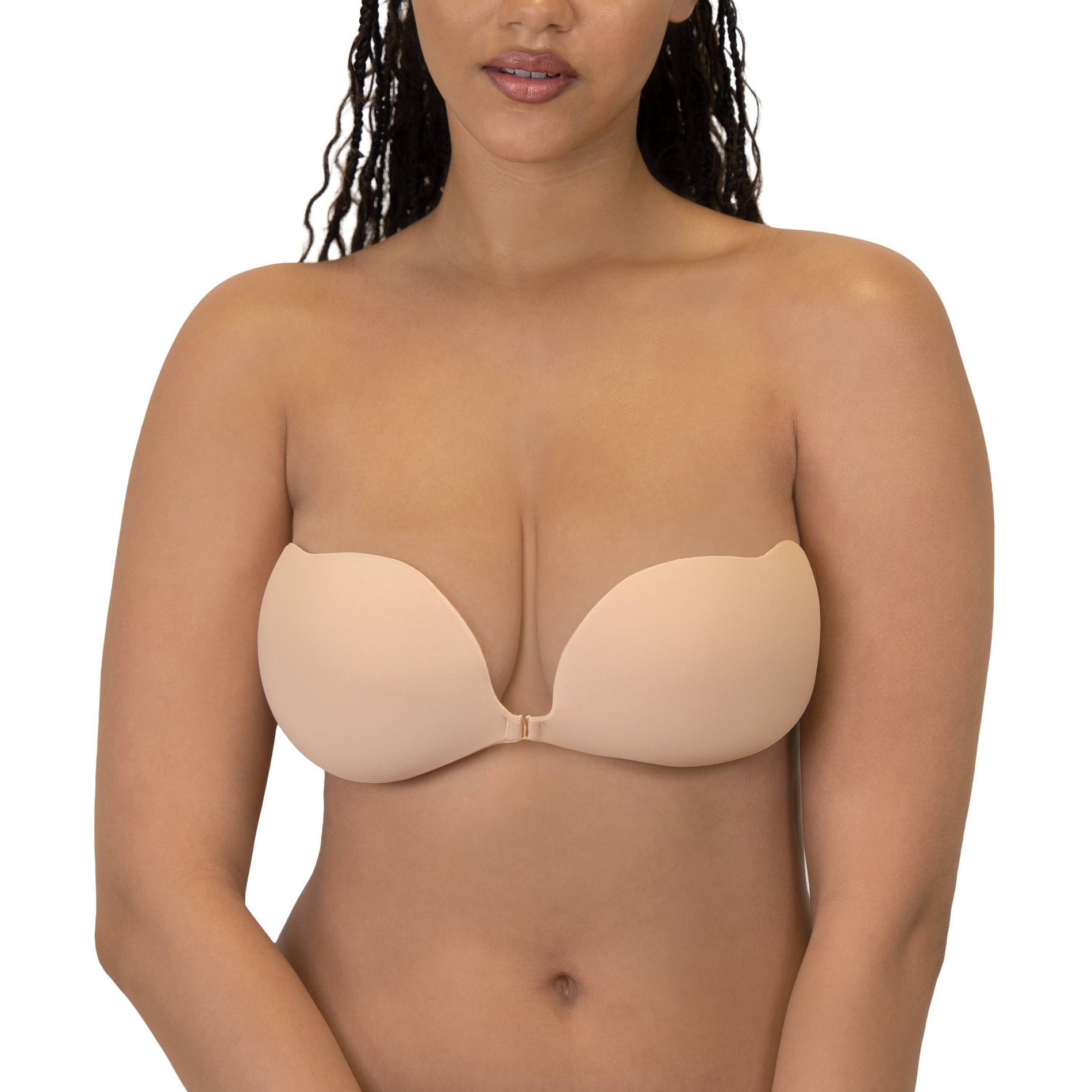 Nudish Women's Adhesive Clip Bra - Light Beige