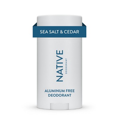 Native Deodorant - Sea Salt & Cedar - Aluminum Free - 2.65 oz