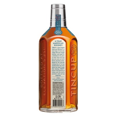 Tin Cup Colorado Whiskey - 750ml Bottle