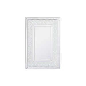 Elegant Lighting Raiden 20 x 30 inch led crystal mirror - 1 of 4
