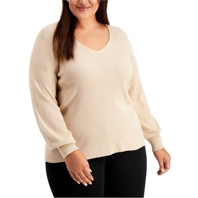 Calvin Klein Womens Ribbed Pullover Sweater