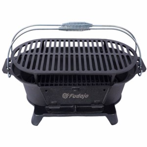 SEVOBAL Grill Cookware Excellent Heat Control, Durable Cast, Compact Tabletop Design for Camping, Picnics, Backyard BBQs, Black, 19.63"*10.63"*8.25" - 1 of 4