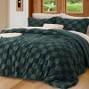 Bedsure Comforter Bedding Sets Multiple Sizes and Colors Boho Tufted Checkered Farmhouse Shabby Chic Bedding Christmas Gift OEKO-TEX Certified - 2 of 4
