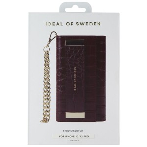 iDeal of Sweden Studio Clutch Wallet Case for Apple iPhone 12/12 Pro - Plum - 1 of 1