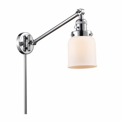 Bell - 1 Light Swing Arm Wall Sconce In Industrial Style-25 Inches Tall and 8 Inches Wide