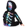Tipsy Elves Baby / Toddler Iridescent Skeleton Costume for Halloween - Shiny Skeleton Halloween Costume - 2 of 2