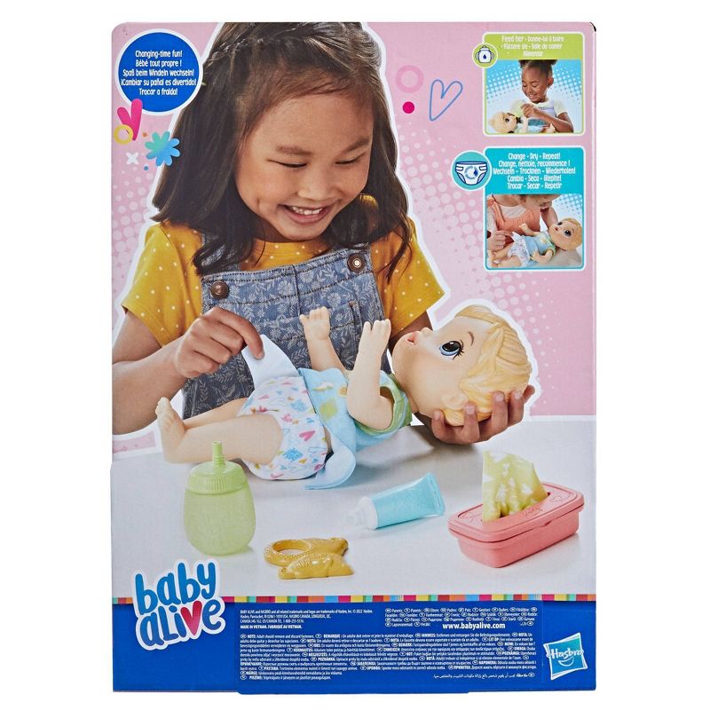 Baby Alive Change &#39;n Play Baby Doll - Blonde Hair, 4 of 7