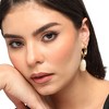 SOHI Women's White Marble Drop Earrings - 3 of 3