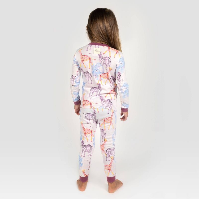Burt's Bees Baby® Toddler 2pc Wild Safari Organic Cotton Snug Fit Pajama Set, 5 of 8