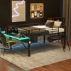 NicBex Full/Twin Size Versatile Metal Mid-Low Gaming Loft Bed with Desk,LED,Shelf&Ladder,Space-Saving Loft Beds for Gamers,350lbs Max,Gray - 2 of 4
