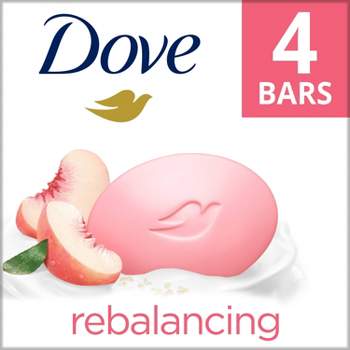 Dove Beauty Peach Bar Soap - 4ct