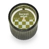 3.9oz Footed Ribbed Glass Scented Candle Green - Bullseye's Playground™ - 2 of 3
