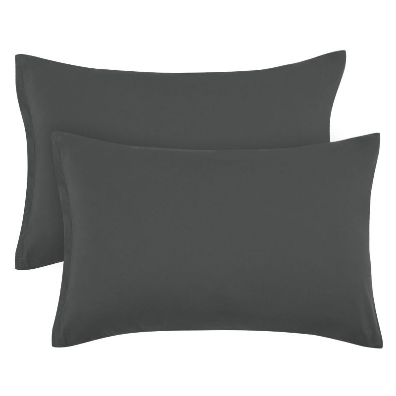 PiccoCasa Zippered 100% Brushed Microfiber Polyester Soft Pillowcases 2 Pcs, 1 of 6