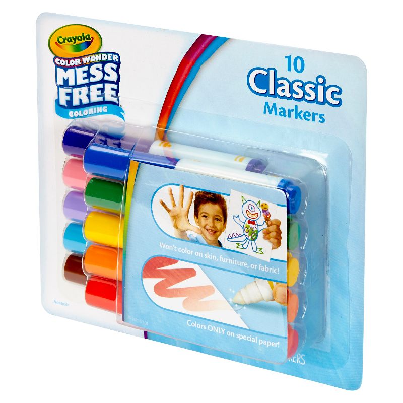Crayola Color Wonder Markers - 10 Classic Colors, 4 of 10