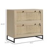 NicBex 1 Drawer File Cabinet with 1 Cabinet,Office Cabinet with White Metal Handle Design,Modern Storage Cabinet,Filing Cabinets for Home Office - 3 of 4