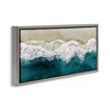 Stupell Industries Foamy Beach Coast Deep Ocean, 25" x 11" - 3 of 4