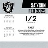 NFL Las Vegas Raiders 2025 Box Calendar - 4 of 4
