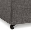 NicBex 45 Inch Storage Ottoman Bench, Modern Linen Bench with Wheels, Sofa Bench for Living Room, Bedroom, Entryway - 4 of 4