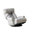 Grungis Modern Foldable Single Sofa with Adjustable Head and Waist, 360 Degree Rotatable Sofa Chair with Stand for Living Room - 4 of 4
