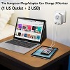 DOMETOUR Travel Plug Adapter International Power Outlet Travel Accessories - 4 of 4