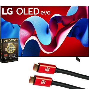 LG 65" OLED evo C4 Series Smart TV 4K Processor (2024) + 26 Month Protection Plan - 1 of 4