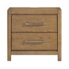 KIGFTSOD 2-Drawer Nightstand with Power Outlets USB Ports,Light Brown - 2 of 4