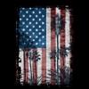 Women's Lost Gods American Flag Palm Trees T-Shirt - image 2 of 4