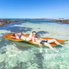 Soozier 9' x 6' Lily Pad Floating Mat for Lake, 3-Layer Tear-Resistant XPE Foam Water Mat for 2 Adults, Floating Pad for Pool, Ocean, Beach - 2 of 4