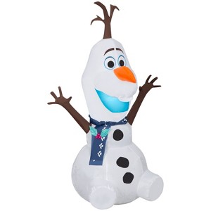 Gemmy Christmas Inflatable Olaf , 4 ft Tall, Multi - 1 of 4