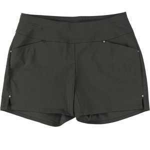 I.N.C International Concepts Womens Curvy Pull-On Casual Walking Shorts, Green, 2 - 1 of 2