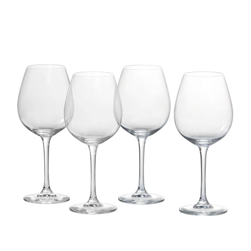 20.7oz 4pk Crystal Red Wine Glasses - Threshold&#8482;, 4 of 6