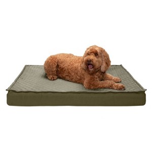 FurHaven Quilt Top Convertible Indoor-Outdoor DLX Cooling Gel Dog Bed Mat - 1 of 3