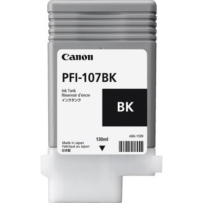 Canon PFI-107 Black Standard Yield Ink Cartridge (6705B001)