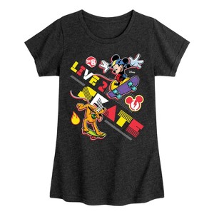 Girls' - Disney - Standard Sports Fitted Short Sleeve Graphic T-Shirt - 1 of 4
