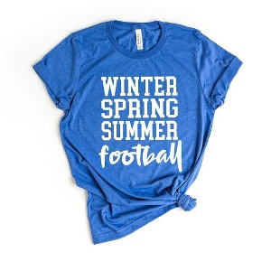 Simply Sage Market Women's Winter Spring Summer Football Short Sleeve Graphic Tee - 1 of 4