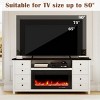 EROMMY 70" Fireplace TV Stand For Tvs Up To 80" With 36" Electric Fireplace - 4 of 4