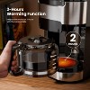 ZAFRO 10-Cup Digital Drip Coffee Maker with Built-In Grinder, 12-Hour Timer, Programmable, 1.5L Water Tank, Keep-Warm Function - 4 of 4