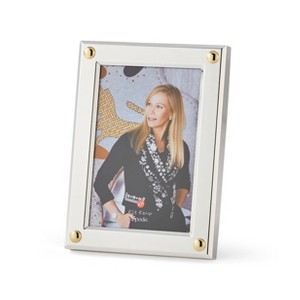 Kit Kemp by Spode Photo Frame, Cabochon Design, Silverplate with Velvet Backing, Elegant Tabletop Decor, Perfect for Showcasing Cherished Memories - 1 of 4