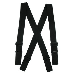 CTM Men's Elastic Heavy Duty Ergonomic Support Suspenders with Hook & Loop Ends - 1 of 4