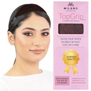 Milano Collection  Original Top Grip for Securing Toppers and Wiglets without Clips, Combs or Glue - 1 of 4