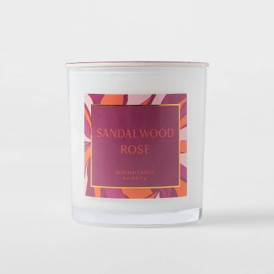 5oz Glass Jar Sandalwood Rose Candle - Opalhouse™