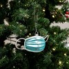 Kurt Adler Glass Ornament for Christmas Tree, Face Mask - 2 of 4
