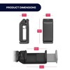 Trending Now 2-Pack Airplane Phone Holder 360° Adjustable Travel Mount for Airplane, Desk & Suitcase Handle - 4 of 4