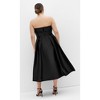 CITY CHIC | Tiffany Strapless Midi Dress - black | 14W - 2 of 4