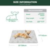 FXW Washable Pee Pads for Dogs, Puppy Pads with Super Absorbent, 2 Pack - 2 of 4